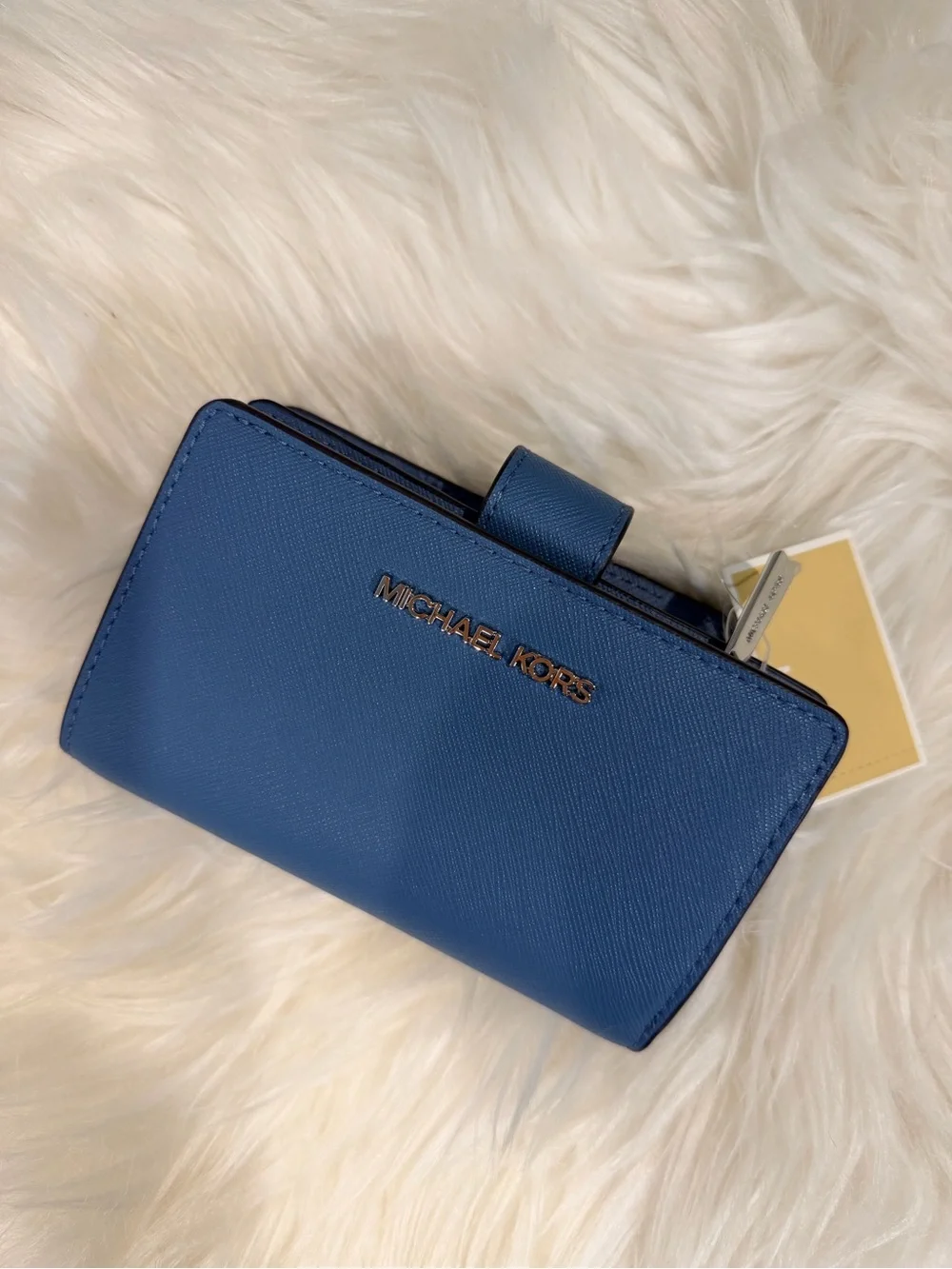 Michael Kors Jet Set Mid bifold Wallet Saffiano